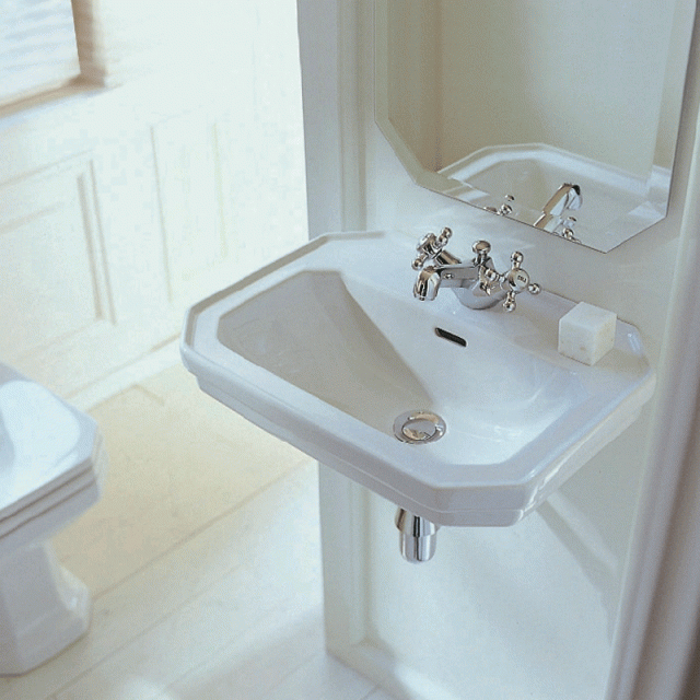 Duravit 1930 hand washbasin white, with 1 tap hole