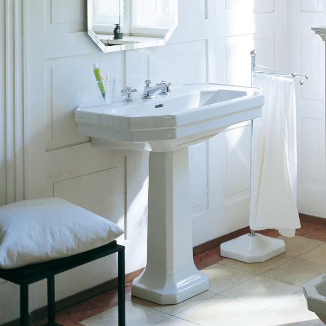 Duravit 1930 washbasin white, with WonderGliss, with 1 tap hole