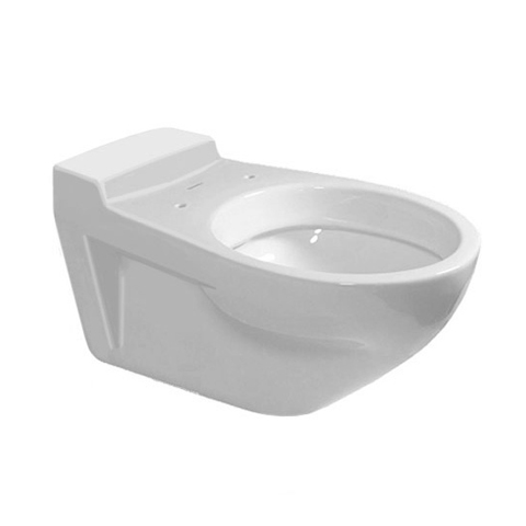 Duravit Architec wall-mounted washdown toilet, extended version white, with HygieneGlaze