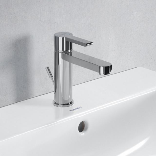 Duravit B.2 single lever basin fitting M with pop-up waste set