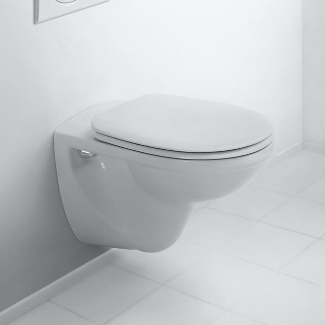 Duravit D-Code Basic wall-mounted washdown toilet white
