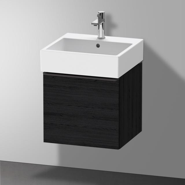 Duravit D-Neo vanity unit with 1 pull-out compartment black oak