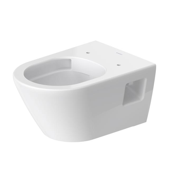 Duravit D-Neo wall-mounted, washdown toilet, rimless white