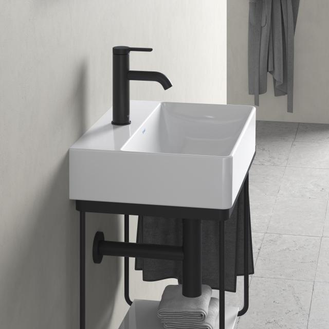 Duravit DuraSquare hand washbasin white, with WonderGliss, with 1 tap hole, ungrounded