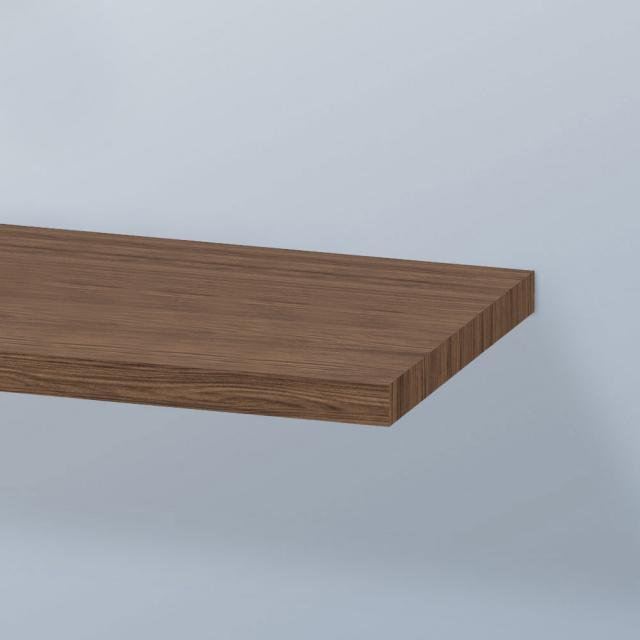 Duravit DuraStyle countertop without cut-out for countertop basin / drop-in basin Compact dark walnut