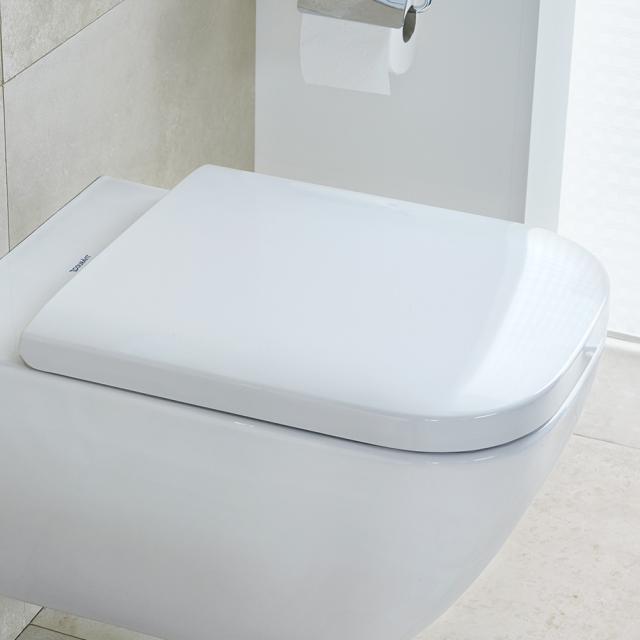 Duravit Happy D.2 Abattant WC blanc, avec fermeture amortie