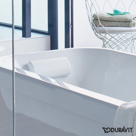Oreiller De Bain Duravit Starck - Blanc - Pour Appui-tête Dans La Baignoire
