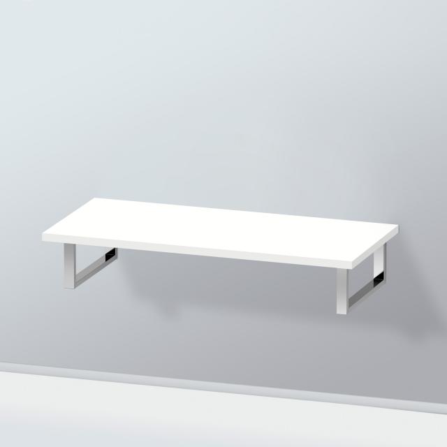 Duravit L-Cube countertop without cut-out for countertop basin / drop-in basin matt white