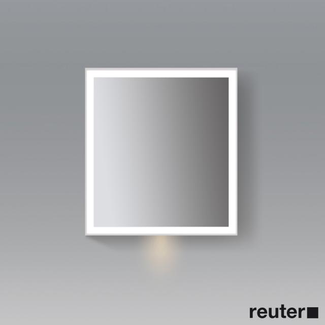 Duravit L-Cube mirror cabinet with lighting and 1 door surface-mounted, with washbasin lighting