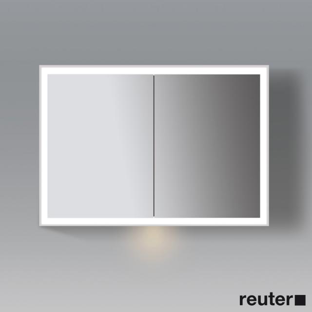 Duravit L-Cube Spiegelschrank mit LED-Beleuchtung mit Waschplatzbeleuchtung