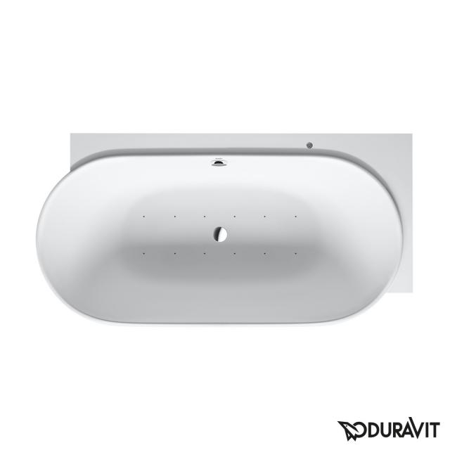 Duravit Luv corner whirlbath with panelling with Air-System, with water inlet, with tap hole