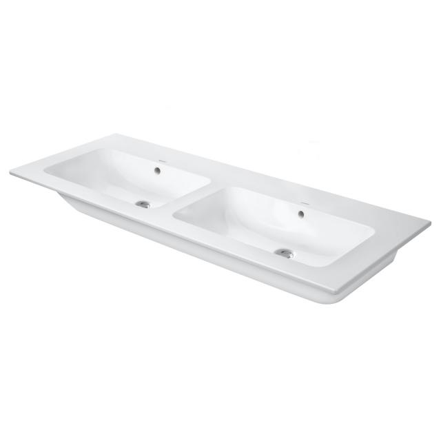 Duravit ME by Starck double vanity washbasin white, with WonderGliss, without tap hole