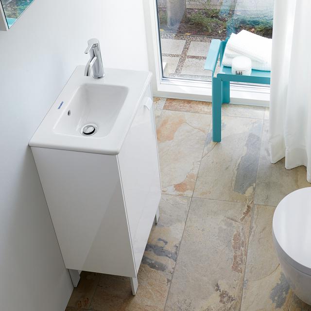Duravit ME by Starck hand washbasin white, with WonderGliss, with overflow