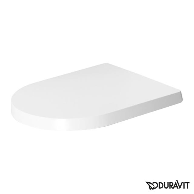 Duravit ME by Starck toilet seat matt white, with soft-close