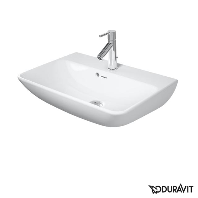 Duravit ME by Starck washbasin Compact white, with WonderGliss, with 1 tap hole
