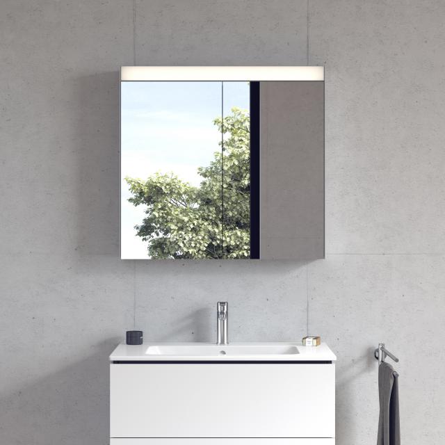 Duravit mirror cabinet with lighting and 2 doors Better version, without washbasin lighting