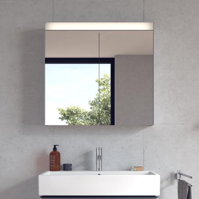 Duravit mirror cabinet with lighting and 2 doors Good version, without washbasin lighting