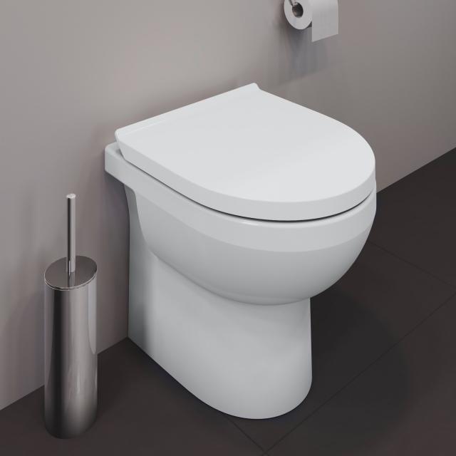 Duravit No.1  floorstanding washdown toilet set, rimless, with toilet seat white