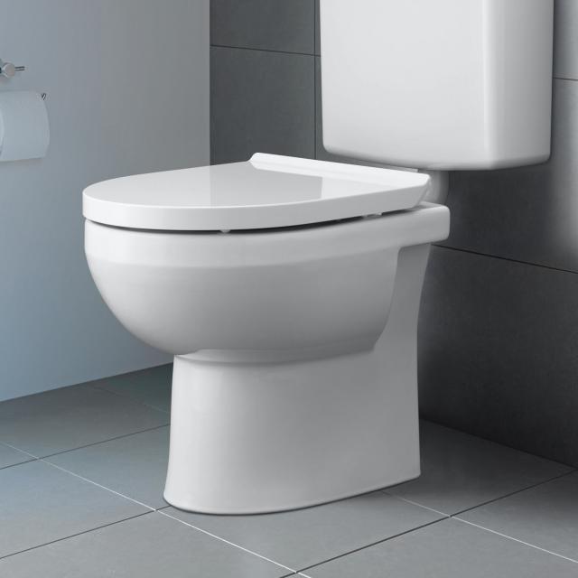 Duravit No.1  floorstanding washdown toilet, rimless white