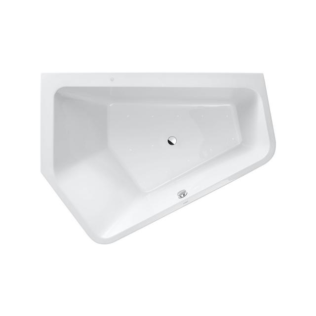 Duravit Paiova 5 corner whirlbath, built-in with Air-System, with water inlet