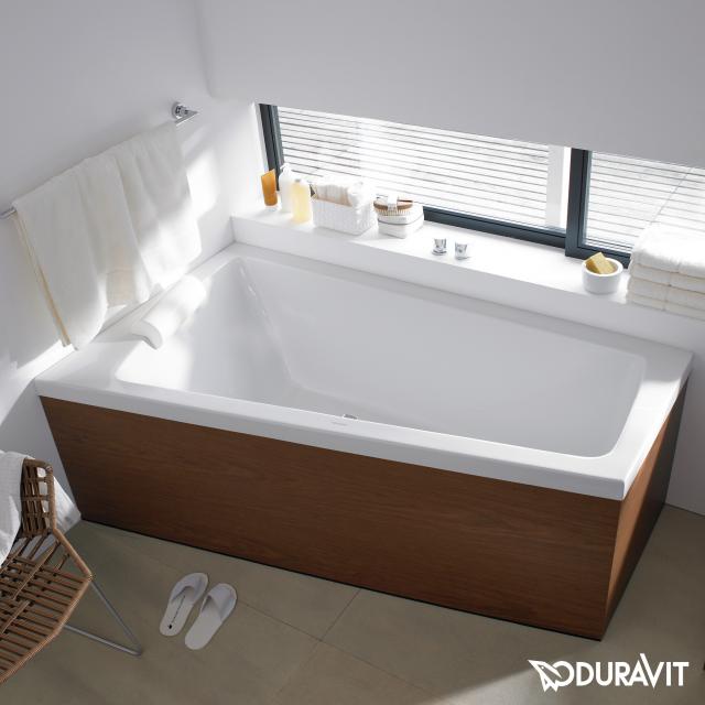 Duravit Paiova corner bath, built-in