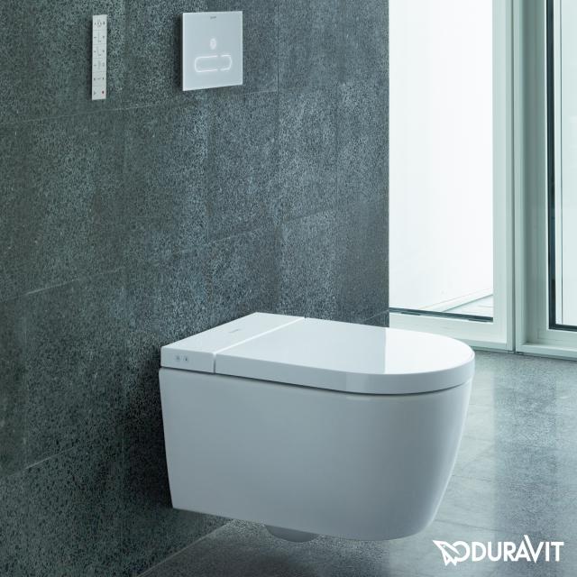 Duravit SensoWash® Starck f Lite Compact shower toilet complete system for wall mounting, with toilet seat without accessories