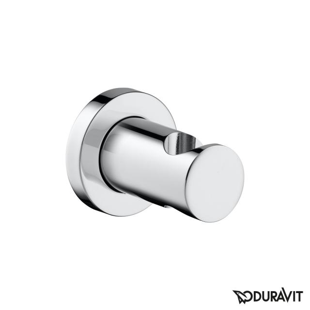 Duravit shower bracket with round escutcheon chrome
