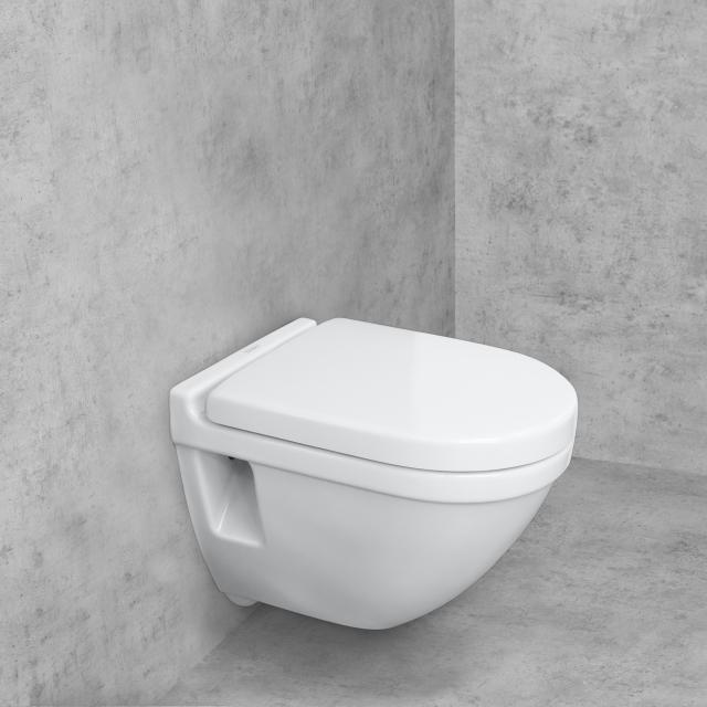 Duravit Starck 3 wall-mounted, washdown toilet Compact & Tellkamp Premium 7000 toilet seat SET white