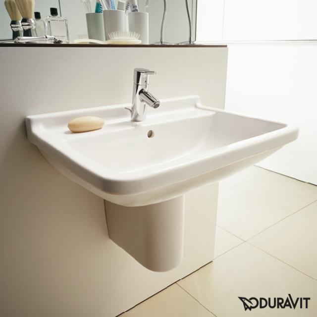 Duravit Starck 3 washbasin with WonderGliss, with 1 tap hole, with overflow