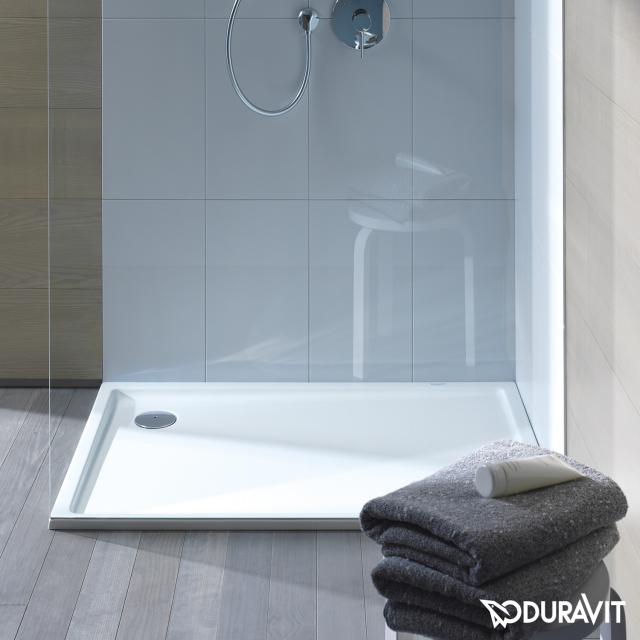Duravit Starck Slimline square/rectangular shower tray white, without Antislip