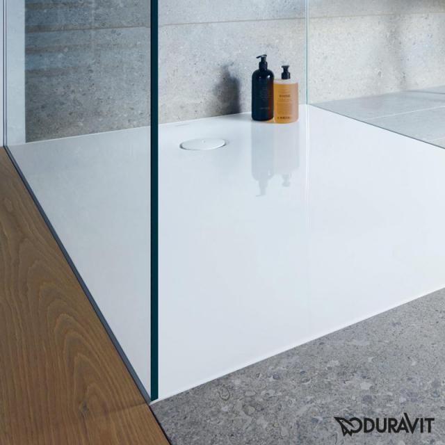 Duravit Tempano square/rectangular shower tray white, with Antislip