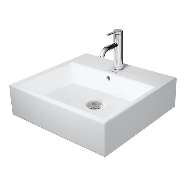Duravit Vero Air hand washbasin white, with 1 tap hole, ungrounded, with overflow