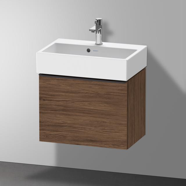 Duravit Vero Air Washbasin With D Neo, Walnut Cloakroom Vanity Unit