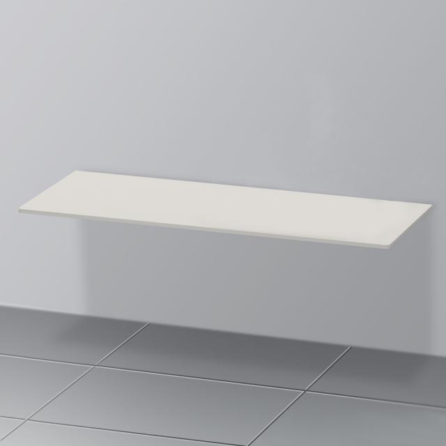 Duravit XSquare countertop for countertop basin matt concrete grey