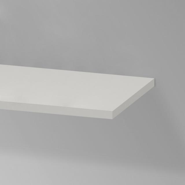 Duravit XViu countertop without cut-out for countertop basin / drop-in basin Compact matt concrete grey