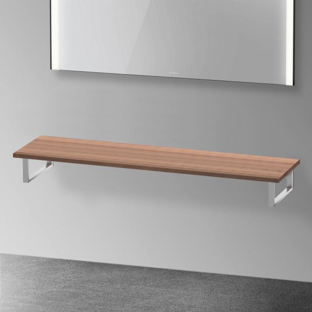 Duravit XViu countertop without cut-out for countertop / drop-in basins natural walnut