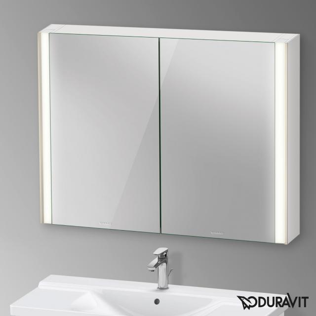 Duravit XViu mirror cabinet with lighting and 2 doors Sensor Version, matt champagne