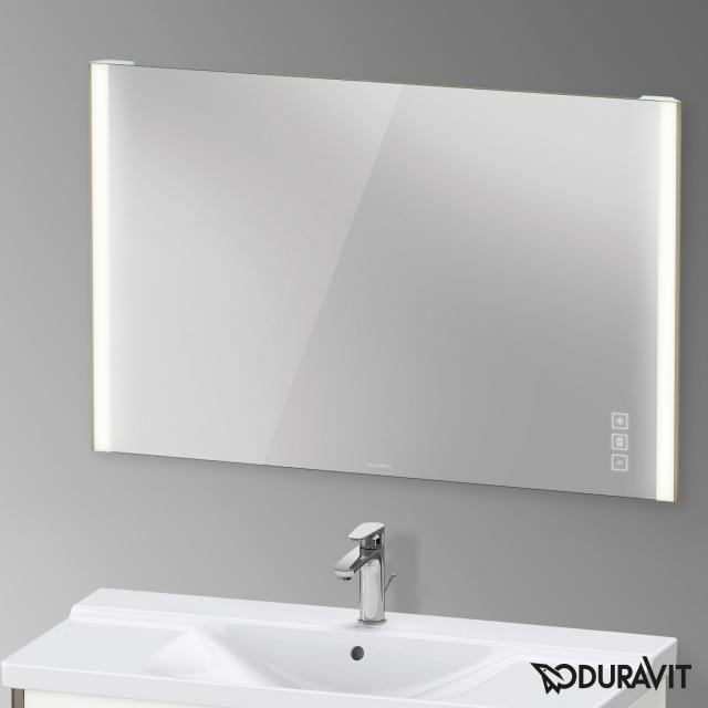Duravit XViu mirror with LED lighting, icon version matt champagne
