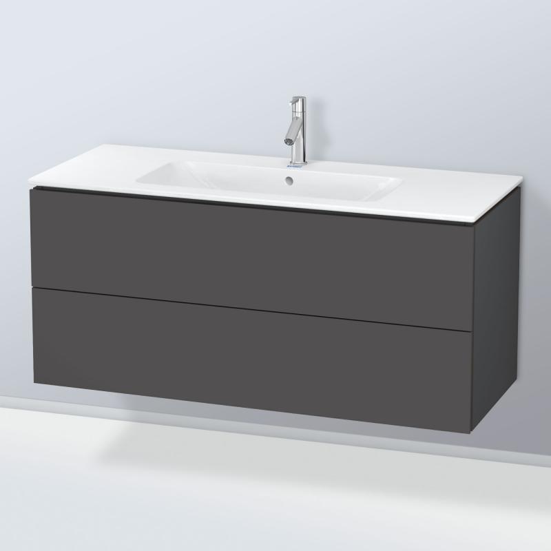 Duravit L-Cube Meuble sous-lavabo avec 2 tiroirs, LC624304949