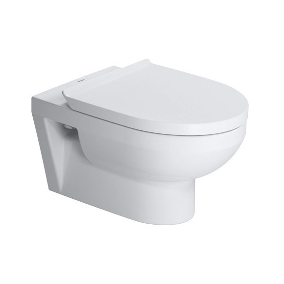 Toilet Seat Fits Duravit Durastyle Basic Stainless Steel Hinges Duoplast 2,3 KG