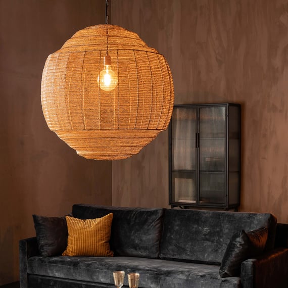 Dutchbone Meezan Pendelleuchte, E27 gold - 5300193 | REUTER