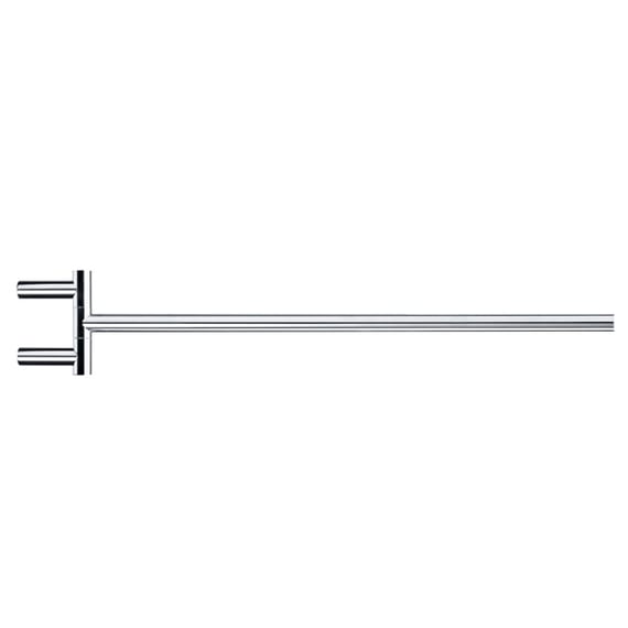 Barre Porte-Serviettes Wenko Télescopique - Argent Mat Pour Porte D'Armoire