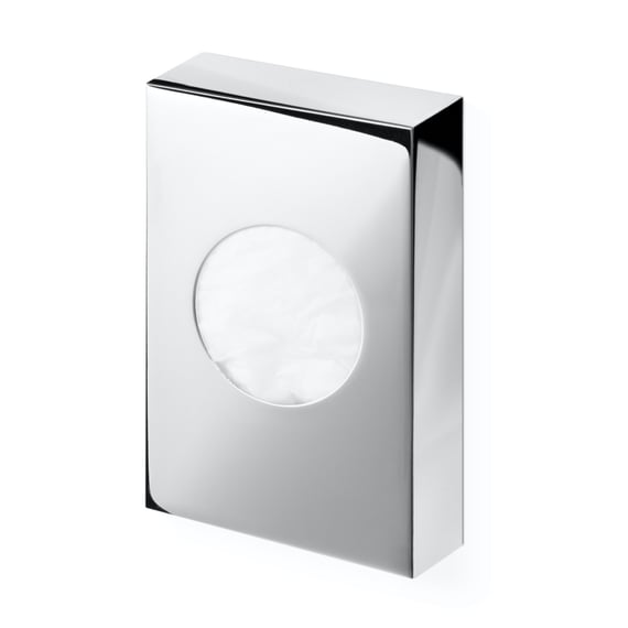 Distributeur De Sachets Hygiéniques Chromé - Accessoire Pratique Et Élégant Pour Toilettes
