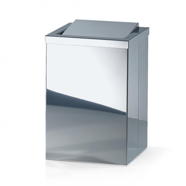 Decor Walther DW 113 waste bin with swing lid polished stainless steel