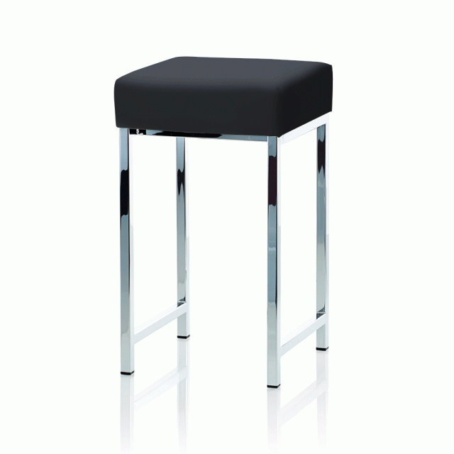 Decor Walther DW 64 bathroom stool chrome/black