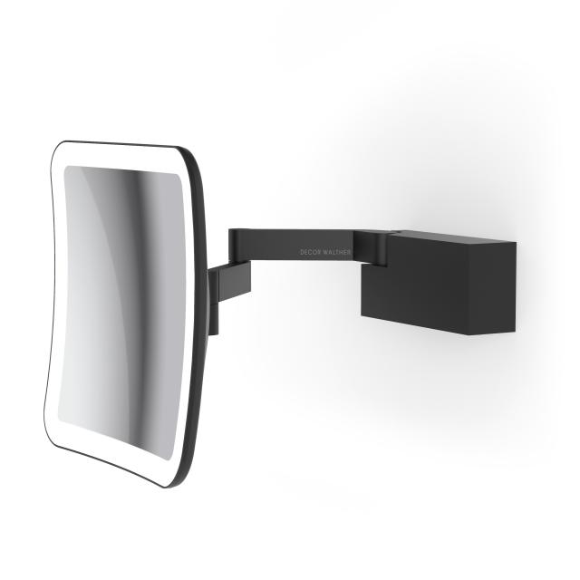 Decor Walther VISION S Miroir cosmétique avec éclairage, grossissement x5 noir mat