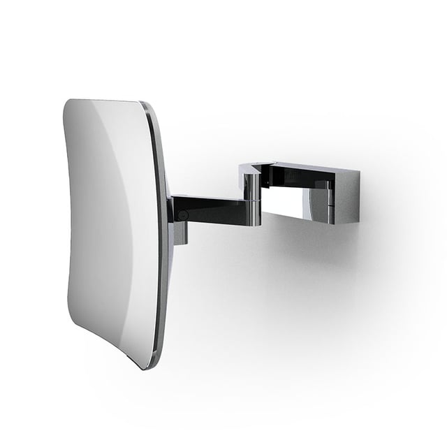 WENKO Miroir Anti-Buée Quadro – Sans Perçage Vacuum-Loc, 8x14x19.5 Cm, Rasoir & Serviettes