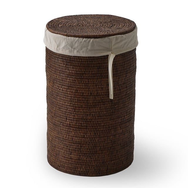 Decor Walther BASKET cestino per biancheria rattan scuro - 0936592 | REUTER