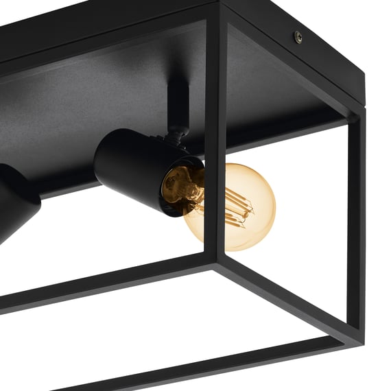 EGLO connect Telimbela-Z spot soffitto 3 luci nero