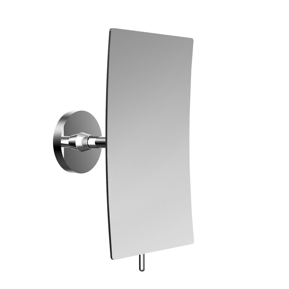 Miroir De Maquillage Grossissant Blomus Vista 68949 - Chromé, X5 Grossissement, Amovible - 29x11x14 Cm